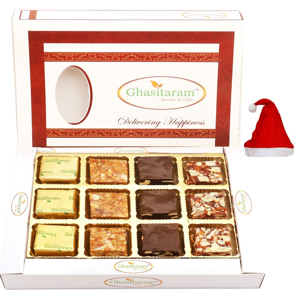 Ghasitaram Gifts Christmas Gifts - 12 pcs Assorted Bites 240 GMS