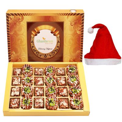 Ghasitaram Gifts Christmas Gifts - Assorted Anjeer Sweets 24 Pcs 600 GMS