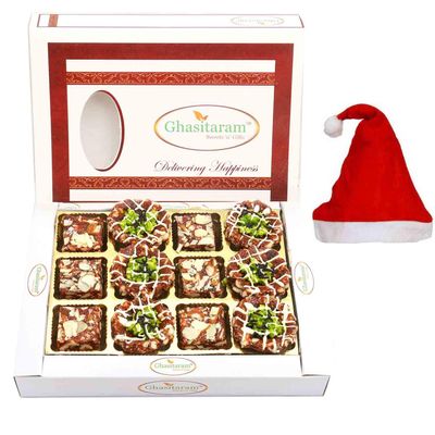 Ghasitaram Gifts Christmas Gifts - Assorted Anjeer Sweets 12 Pcs 300 GMS