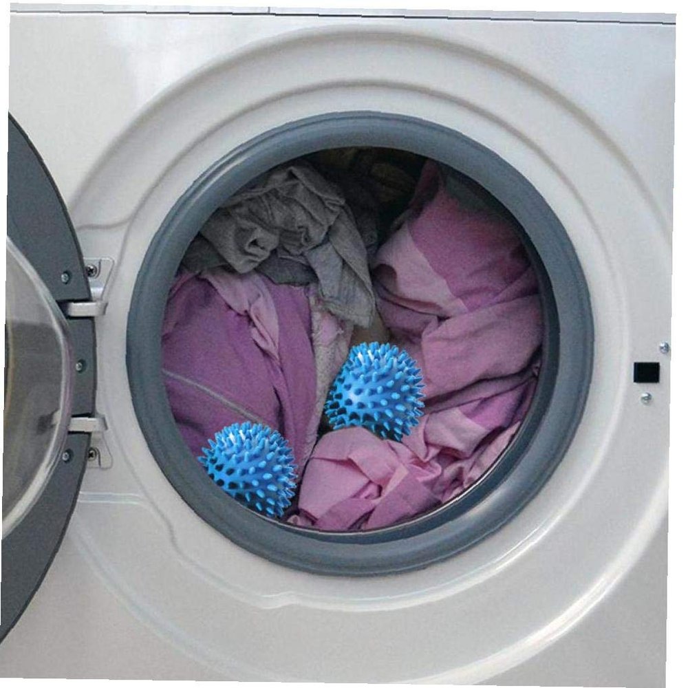 Angoter Reusable Washing Laundry Dryer Ball Cleaning Tools Washing Powder Bathroom Accessories Washing Machine Cleaner Random Color