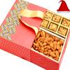 Ghasitaram Gifts Christmas Gifts - 2 Part Almonds and Roasted Almond Bites Bag Box 250 GMS view 1