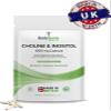 Bodygenix Choline & Inositol Capsules - 1000mg Healthy Skin Brain Health & Metabolic Support Food Supplement - Natural Vegan Friendly 30 Capsules, 1 Month Supply view 4