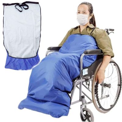 Reotto Wheelchair Warm Blanket Cover for Lower Body Warmer, SpringWinter Windproof Plush Fleece-Lined Leg Foot Protector, Washable Wheelchair Covers Easy To Wear