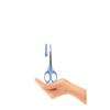 SHINING CROWN 4 Inches Premium Nose Hair Safety Scissors, Safety Blades with Rounded Tip for Trimming Kid's Nails, Facial Hair, Ear Hair, Eyebrow view 4