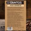 COFFEE CRUISE Santos Coffee Beans 1kg - Medium Roasting - Aroma Caramels - For All Coffee Machines - 100% Arabica view 2