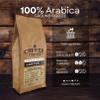 COFFEE CRUISE Santos Coffee Beans 1kg - Medium Roasting - Aroma Caramels - For All Coffee Machines - 100% Arabica view 3