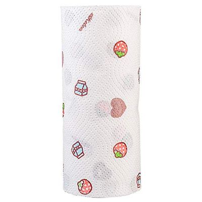 woluo Tea Towels Kitchen Paper Disposable Dish Washing Cloth Without Oil Can Be Washed Water Wash Towel Wash Man Rag 1Piece 23 * 25Cm White