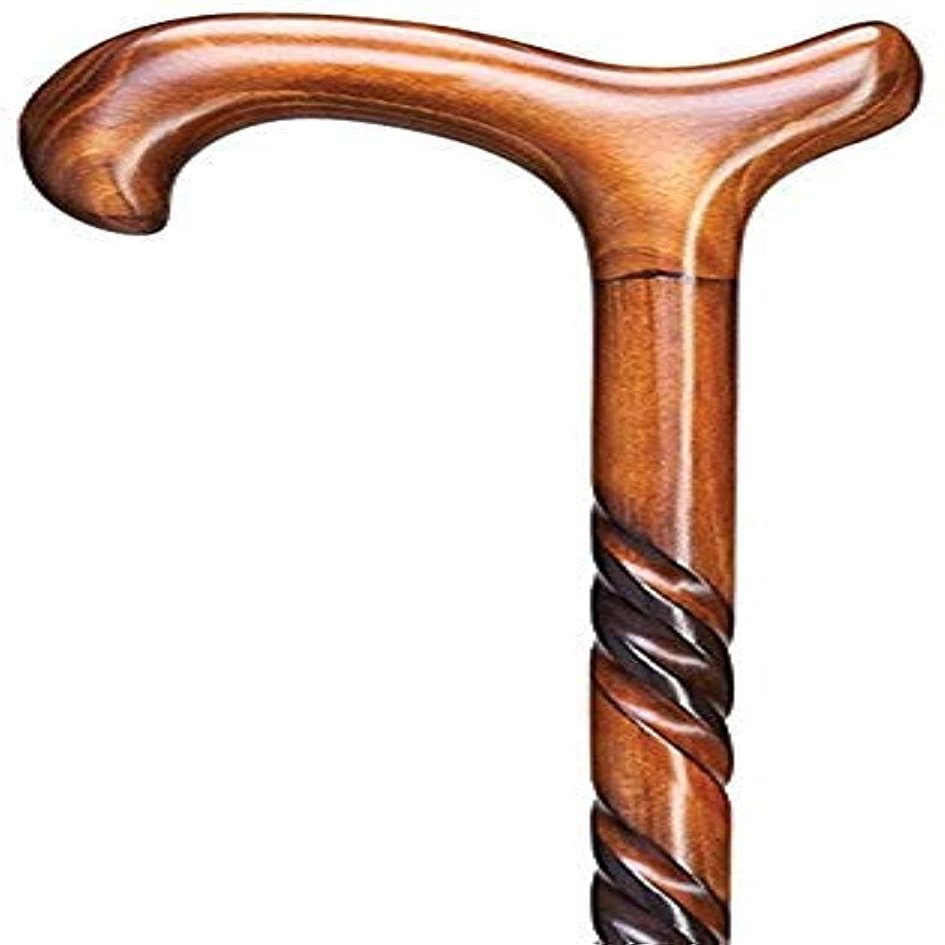 Whopper Handmade Wooden Unfolding Twisted Walking Cane Walking Cane with Comfort Grip Handle, Walking Stick 36 Inch