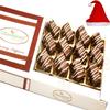 Ghasitaram Gifts Christmas Gifts - Chocolate Rectangle Cashew Bites in White Box view 1