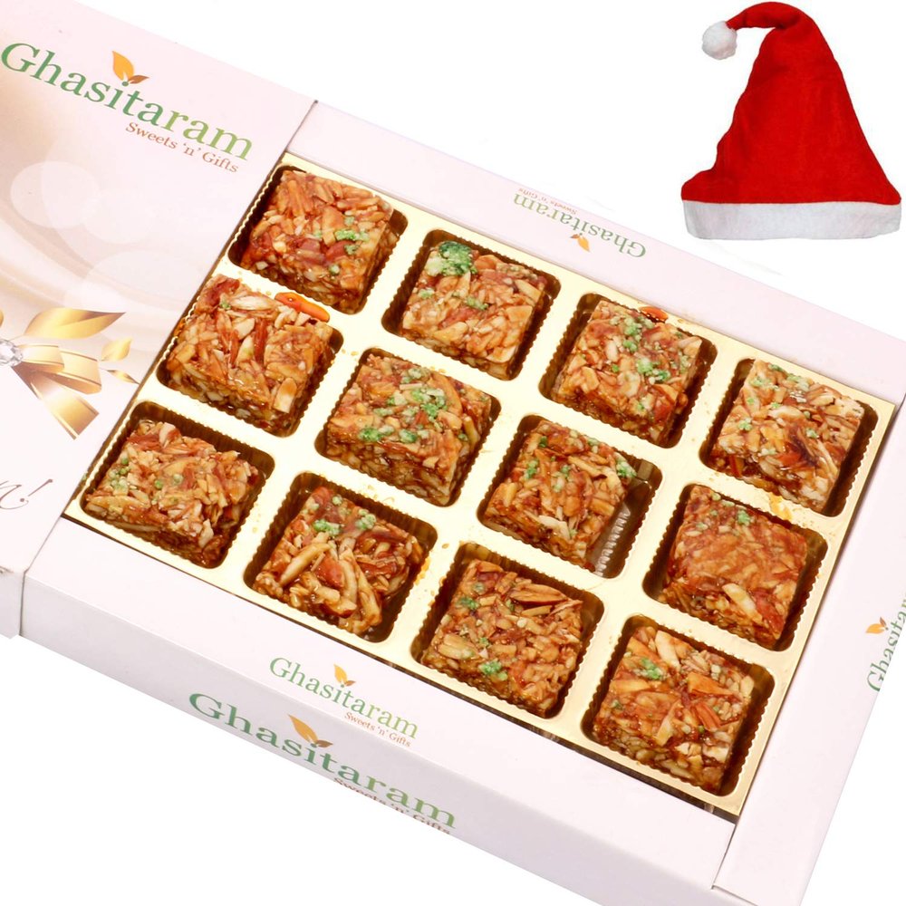 Ghasitaram Gifts Christmas Gifts - Roasted Almond Delight 12 pcs