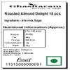 Ghasitaram Gifts Christmas Gifts - Roasted Almond Delight 18 pcs view 2