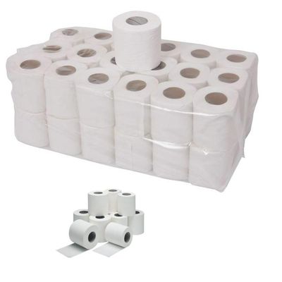 108 Rolls x Toilet Tissue Bulk Large Pack Quality White 2 ply Embossed Economical Tissue
