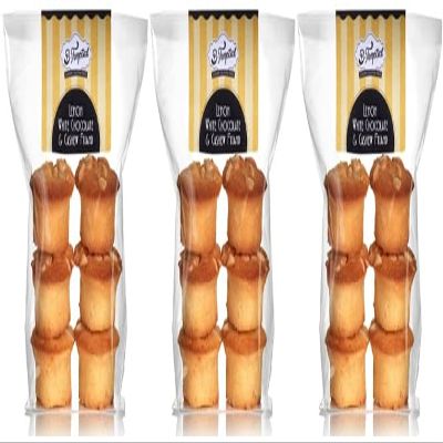 B-Tempted Lemon & Cashew Friand - 3 Bag Multipack Gluten Free (18 Cakes) - Coeliac Friendly