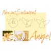 12 Napkins Origami Angel Die-Cut Mini Stars Red for Folding as Table Decoration for Christmas 40 x 40 cm view 2