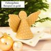 12 Napkins Origami Angel Die-Cut Mini Stars Red for Folding as Table Decoration for Christmas 40 x 40 cm view 3