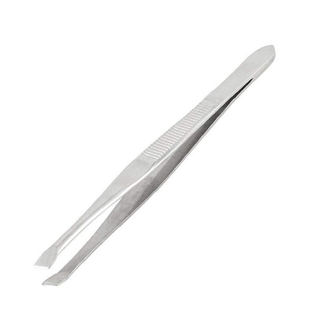 1pc Professional Slant Stainless Steel Precision Tweezers Tip Tweezers Eyebrows Eyebrows For Expert Layout and facial hair removal beauty tools