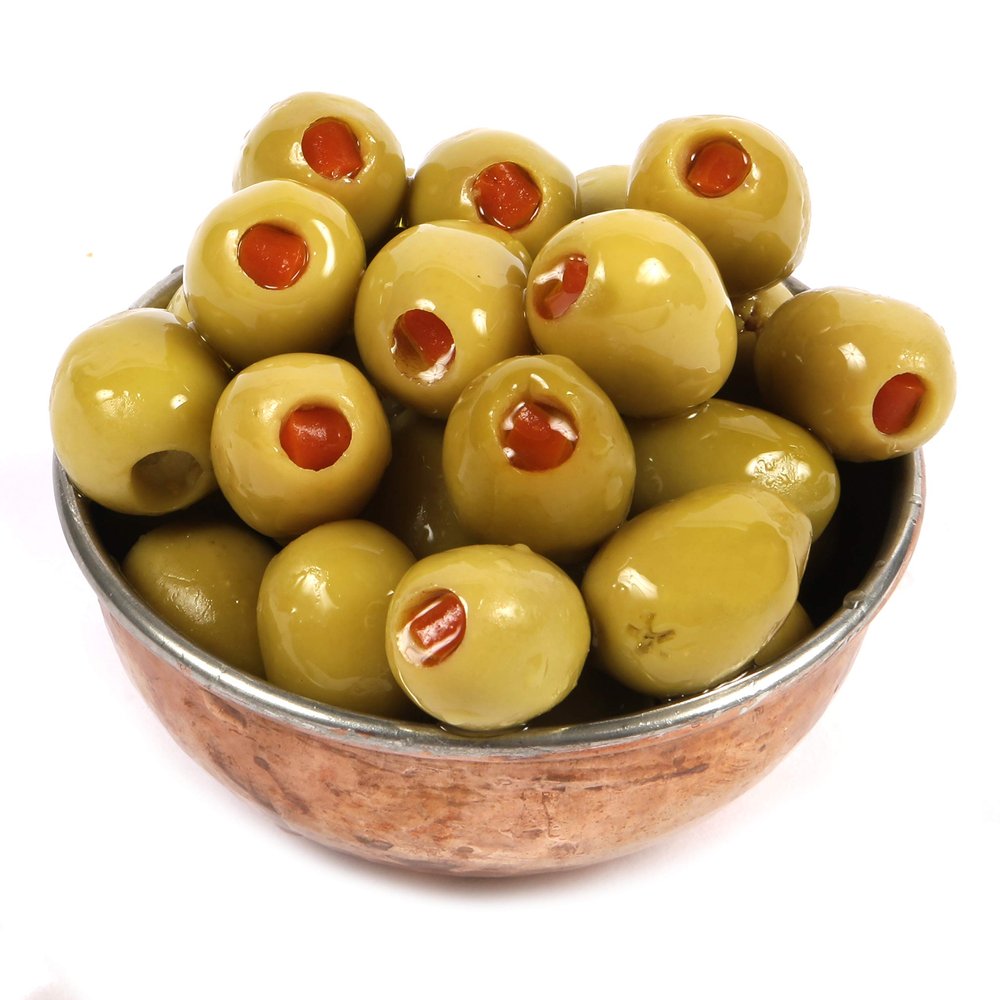 Dorri - Olives Stuffed Pimento in Brine 500g | Green Olives, Mediterranean Flavour, Healthy Party Snack ( from 250g to 3kg)