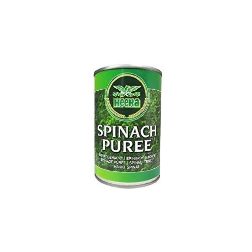 Heera Spinach Puree - 395g - (Pack of 4)