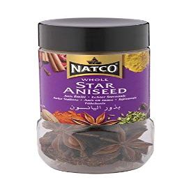 Natco Whole Star Aniseed - 50g - (Pack of 4)