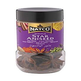 Natco Whole Star Aniseed - 50g - (Pack of 4)