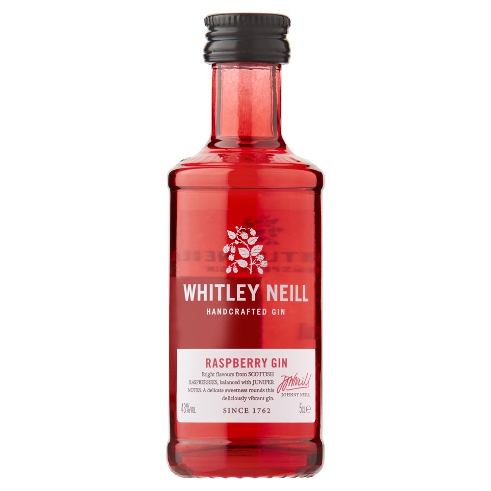 Whitley Neill Raspberry Gin Miniature - 5cl Single Bottle