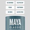 Maya Drinks Classic Hot Chocolate Cocoa Powder - Home, Cafe, Business Shop (Vegan, Gluten Free, No GMO's) (2KG Resealable Tub) view 3