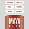Maya Drinks Dark Hot Chocolate Cocoa Powder - Home, Cafe, Business Shop (Vegan, Gluten Free, No GMO's) (2KG Resealable Tub) view 2