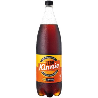 Kinnie Zero, Refreshing soft drink with zero sugar, 6 x 1.5Ltr Bottles