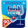 Finish Power Dishwasher Tablets, 90 Tabs, Lemon, Everyday Clean and Shine view 1
