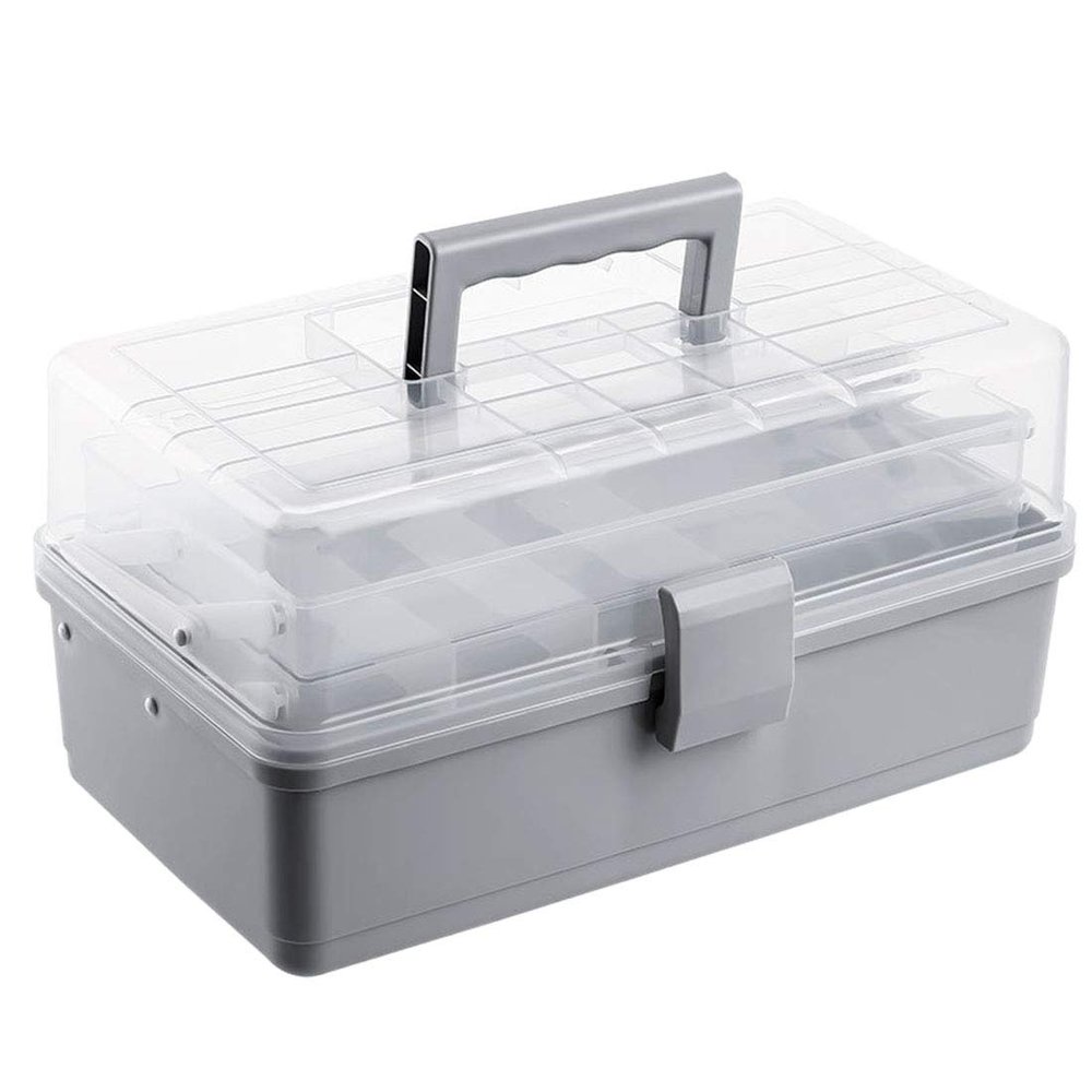 Medical Storage Box, GODNECE 3-Layer Household Portable Medicine Box First Aid Kit