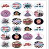 24 Precut Round The Fifties 1950's Retro Party Themed Edible Wafer paper Cake Toppers view 2