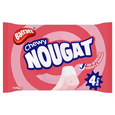 Barratt Chewy Nougat 4 x 35g Bars