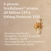 Higher Nature - Pro Gut Extra - High Strength Probiotic With Prebiotic - Multi-Strain Probiotic For Digestive System - Live Bacteria With FOS - 20 Billion CFUs - 6 Proven Strains - Vegan - 30 Capsules view 3