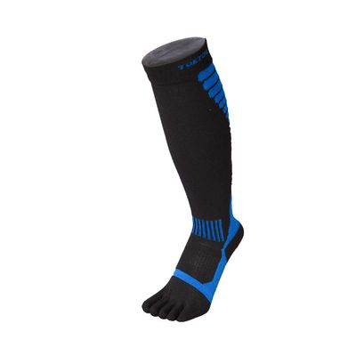 TOETOE - Men, Women Sports CoolMAX Patterned Compression Knee-High Toe Socks, Hygienic, Breathable
