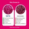 BLUE TEA - Rose Tea - 25 Grams | FARM PACKED | Grade A - Natural Sun Dried Rose Flower Petals | Caffeine Free Herbal Tea - Recycled Food Grade Pet Jar | view 4