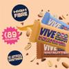 Vive Dark Chocolate Coated Mixed Box Protein Bites - Gluten Free and Vegan - High Fibre Mini Protein Bars - Pack of 6 view 4
