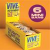Vive Dark Chocolate Coated Salted Caramel Flavour Protein Bites - Vegan - High Fibre Protein Mini Bars - Pack of 6 view 3