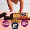 Vive Dark Chocolate Coated Salted Caramel Flavour Protein Bites - Vegan - High Fibre Protein Mini Bars - Pack of 6 view 4