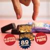 Vive Dark Chocolate Coated Hazelnut Flavour Protein Bites - Vegan - High Fibre Protein Mini Bars - Pack of 6 view 4