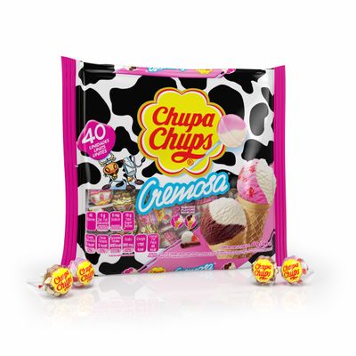 Chupa Chups Pops Cremosa Ice Cream, 16.93 oz