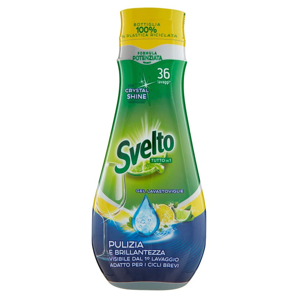 Svelto Gel Lavastoviglie 640 Ml. Tutto In 1 36 Lav.