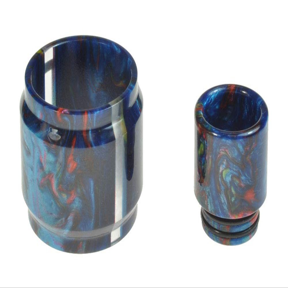 Armerah Replacement Resin Drip Tip Tube Kit for Smok TFV12 Resa Prince Tank Blue