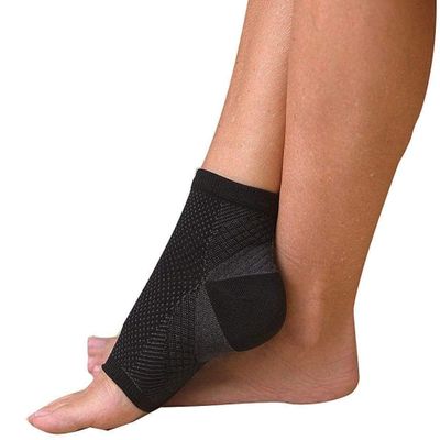 Ankle and Arch Support Compression Socks | Plantar Fasciitis Toe Less Socks by SDA DIRECT (1PAIR - 2PCS, Large: UK 10-12.5)