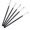 Angoter Dental Shaping Silicone Tooth Tool 5PCS Dental Resin Brush Pens for Adhesive Composite Cement Porcelain Teeth Tools view 1