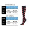 KXATM Male And Female Compression Socks Leg Support Anti-Fatigue Knee High Socks view 2
