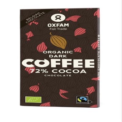 Dark Chocolate with Coffee Pieces FAIR Trade BIO 100 g - OXFAM