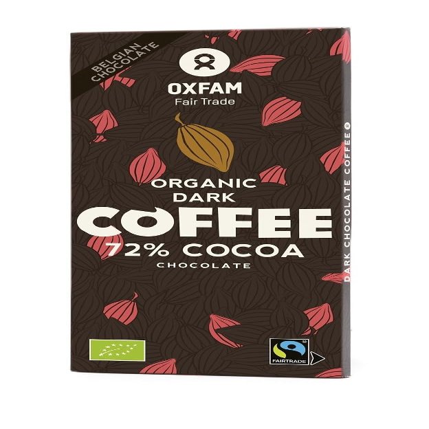 Dark Chocolate with Coffee Pieces FAIR Trade BIO 100 g - OXFAM