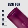 BlenderBottle Classic V2 Shaker Bottle Perfect for Protein Shakes and Pre Workout, 20-Ounce (3-Pack) Red, Green, and Plum view 4