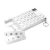 GHzzY Weekly Pill Box with Timer Reminder - 7-Day 28 Compartment Pill Container for Home & Travel - Medicine Organizer with Alarm,White view 1