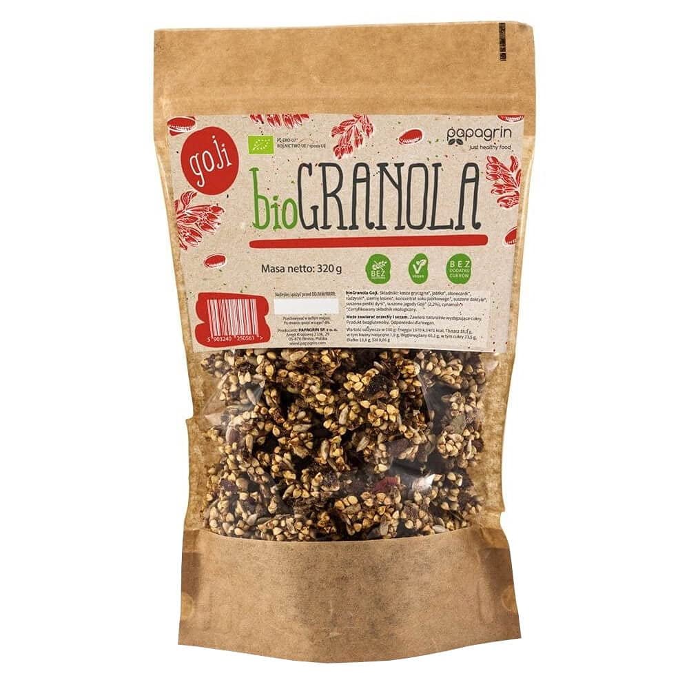 Goji Granola BIO 320 g - PAPAGRIN